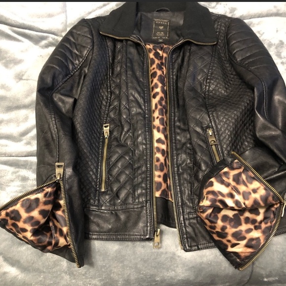 GUESS Moto Jacket NEW never worn - Picture 9 of 10